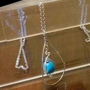 Turquoise Drop Necklace